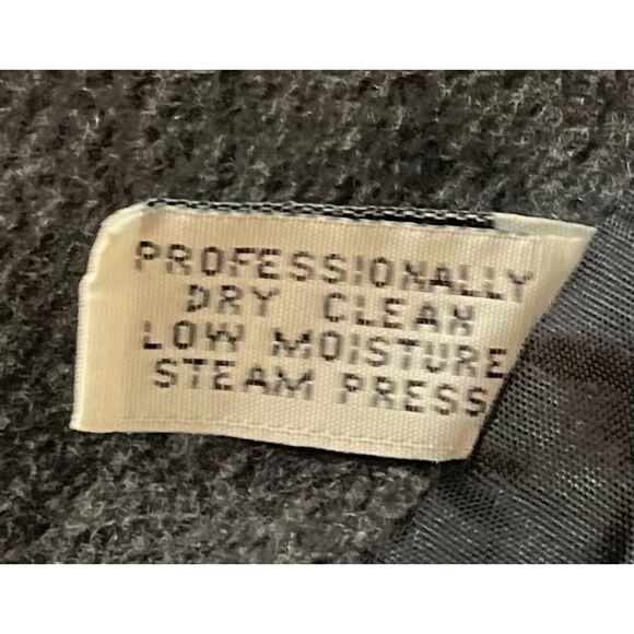 Karen Petites Gray Wool Cashmere Blend Long Coat Women’s Size 10P USA Made - Picture 10 of 14